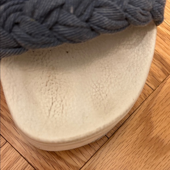 Robert Clergerie Braided Slide Sandals - Cream and Black - Picture 5 of 16